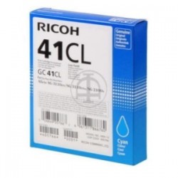 RICOH CARTUCCIA GELO CIANO GC41CL 405766 600 COPIE ORIGINALE