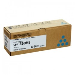 RICOH TONER CIANO 408185 SP C360HEC 5000 COPIE ORIGINALE