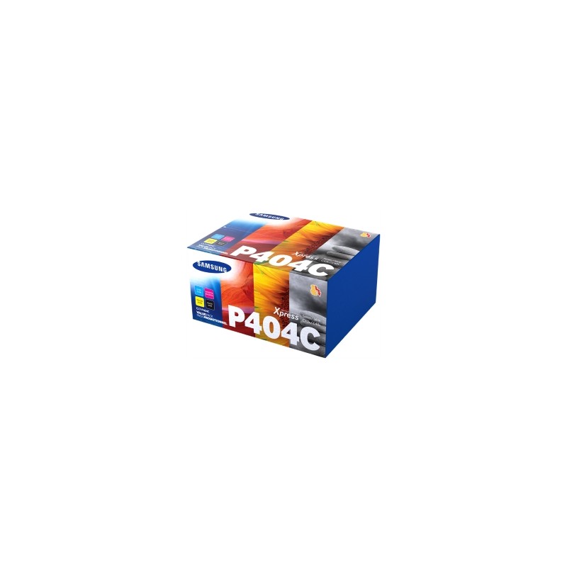 SAMSUNG MULTIPACK NERO / CIANO / MAGENTA / GIALLO CLT-P404C SU365A RAINBOW KIT ORIGINALE SAMSUNG MULTIPACK NERO / CIANO / MAGENTA / GIALLO CLT-P404C SU365A RAINBOW KIT ORIGINALE