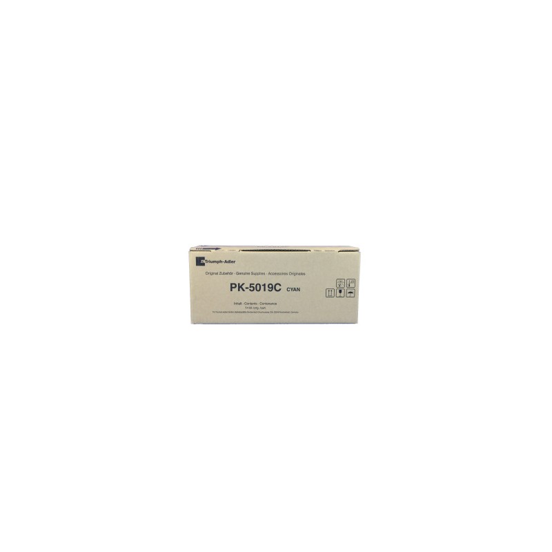 UTAX TONER CIANO PK-5019C 1T02TXCUT0 13000 COPIE ORIGINALE UTAX TONER CIANO PK-5019C 1T02TXCUT0 13000 COPIE ORIGINALE
