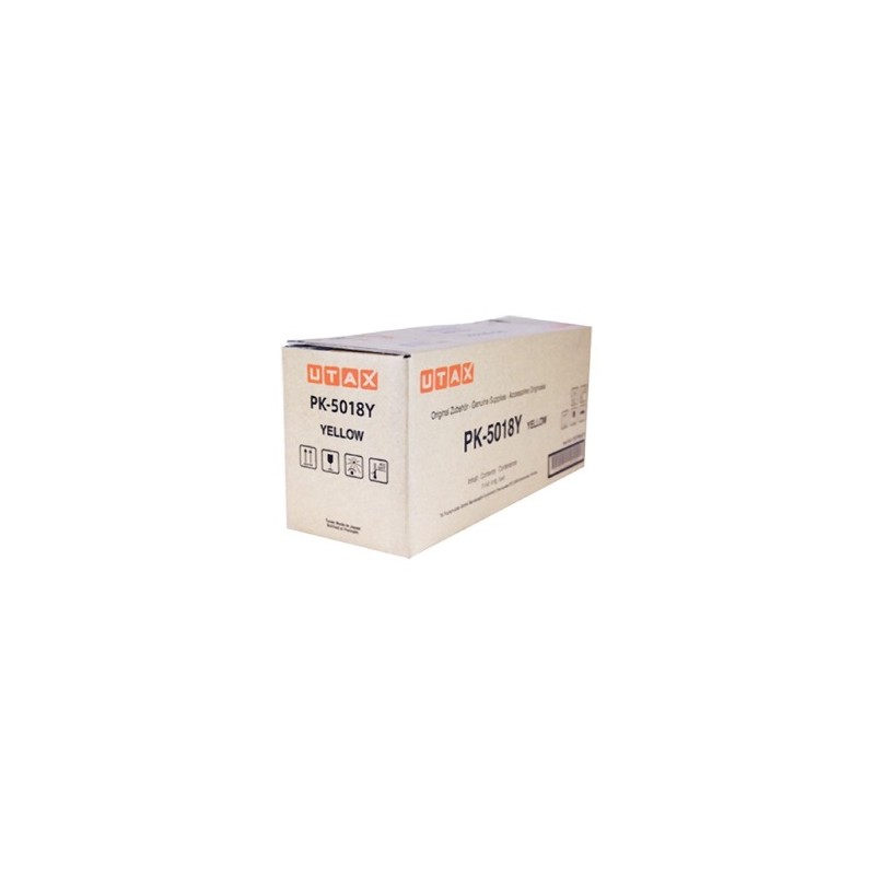 UTAX TONER GIALLO PK-5018Y 1T02TWAUT0 11000 COPIE ORIGINALE UTAX TONER GIALLO PK-5018Y 1T02TWAUT0 11000 COPIE ORIGINALE