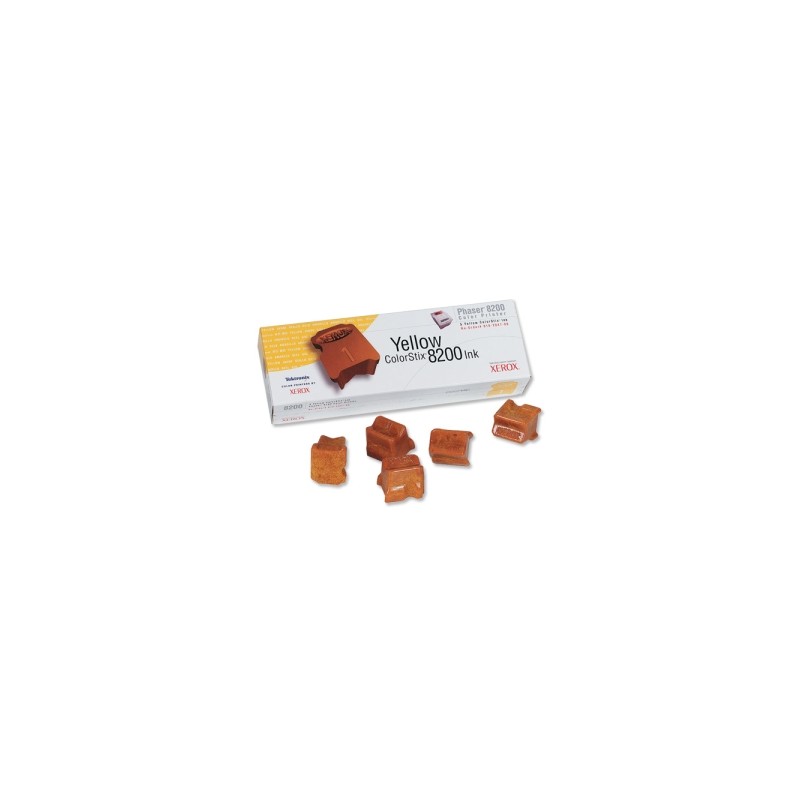 XEROX COLORSTIX GIALLO 16204700 5 STIX ORIGINALE XEROX COLORSTIX GIALLO 16204700 5 STIX ORIGINALE