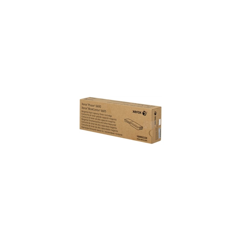 XEROX TONER MAGENTA 106R02230 6000 COPIE ALTA CAPACITÃ ORIGINALE XEROX TONER MAGENTA 106R02230 6000 COPIE ALTA CAPACITÃ ORIGINALE