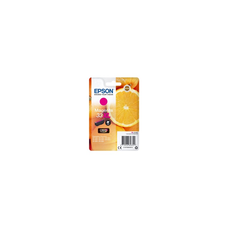 EPSON CARTUCCIA D\'INCHIOSTRO MAGENTA C13T33634012 T3363 650 COPIE XL ORIGINALE EPSON CARTUCCIA D\'INCHIOSTRO MAGENTA C13T33634012 T3363 650 COPIE XL ORIGINALE