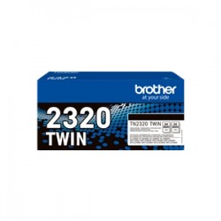 BROTHER MULTIPACK NERO TN-2320TWIN 2320 2600 COPIE 2600 PAGINE ORIGINALE