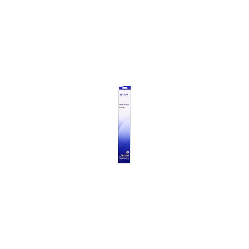 EPSON NASTRO COLORATO NERO C13S015336 S015336 ORIGINALE EPSON NASTRO COLORATO NERO C13S015336 S015336 ORIGINALE