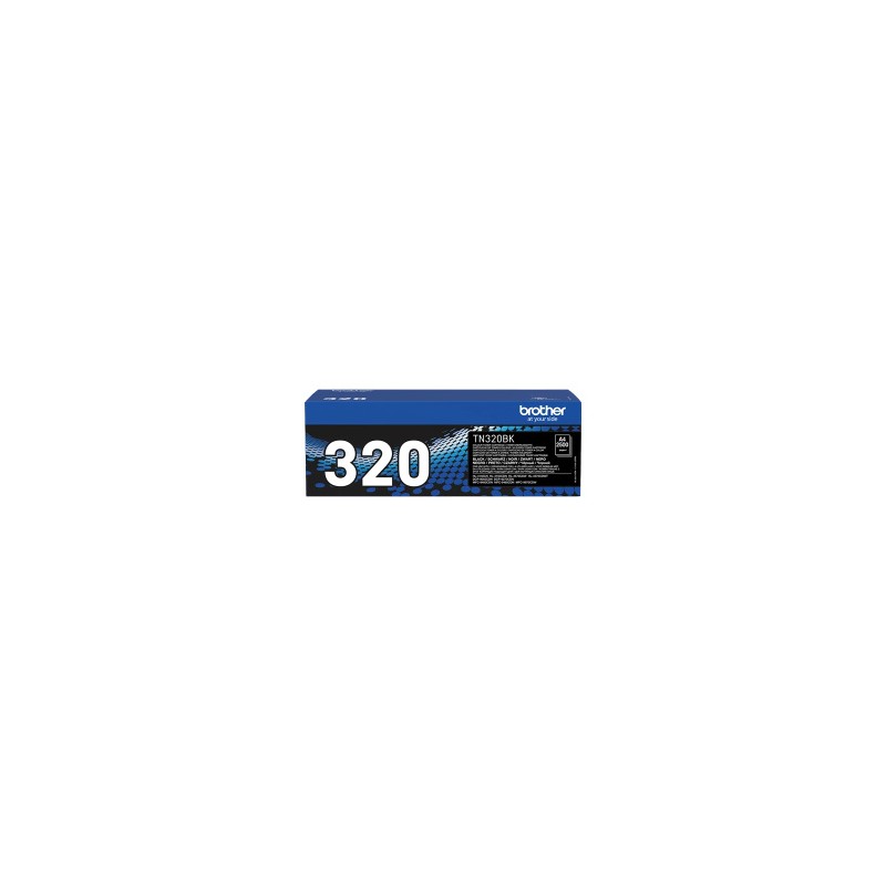 BROTHER TONER NERO TN-320BK 320 2500 COPIE ORIGINALE BROTHER TONER NERO TN-320BK 320 2500 COPIE ORIGINALE