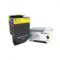 LEXMARK TONER GIALLO 71B0H40 3500 COPIE ORIGINALE