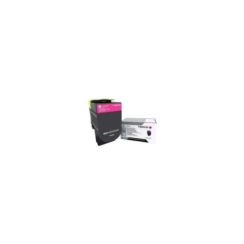 LEXMARK TONER MAGENTA 71B0H30 3500 COPIE ORIGINALE LEXMARK TONER MAGENTA 71B0H30 3500 COPIE ORIGINALE