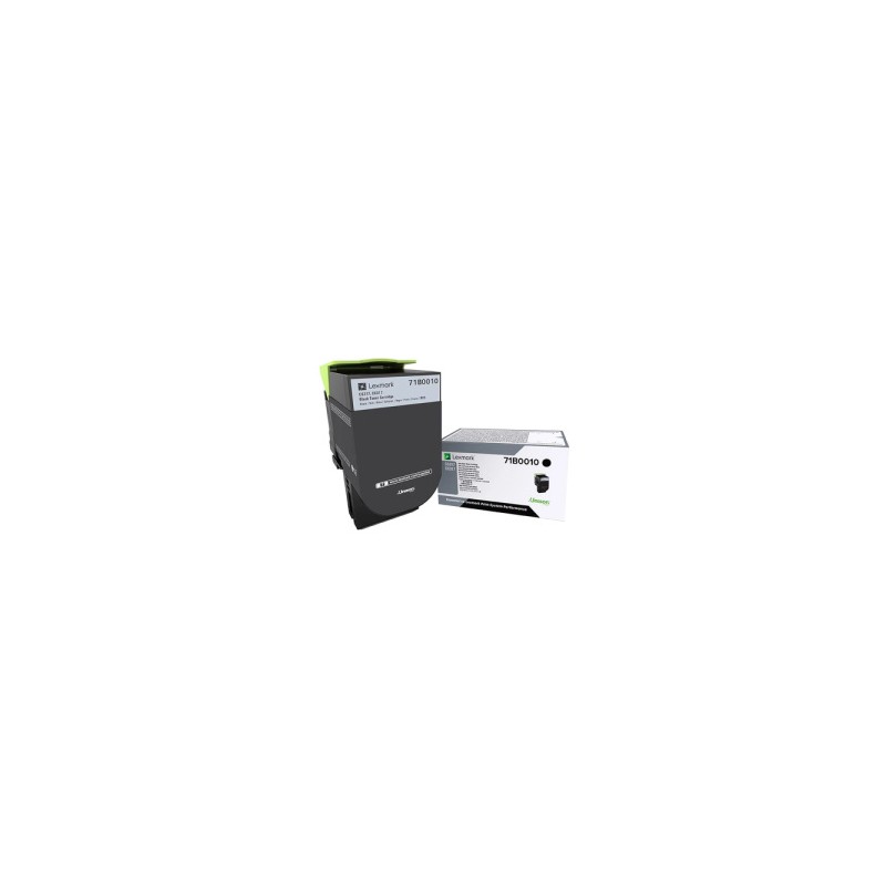 LEXMARK TONER NERO 71B0010 3000 COPIE ORIGINALE