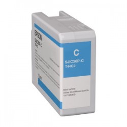 EPSON CARTUCCIA D\'INCHIOSTRO CIANO C13T44C240 SJIC36P-C 80ML ORIGINALE