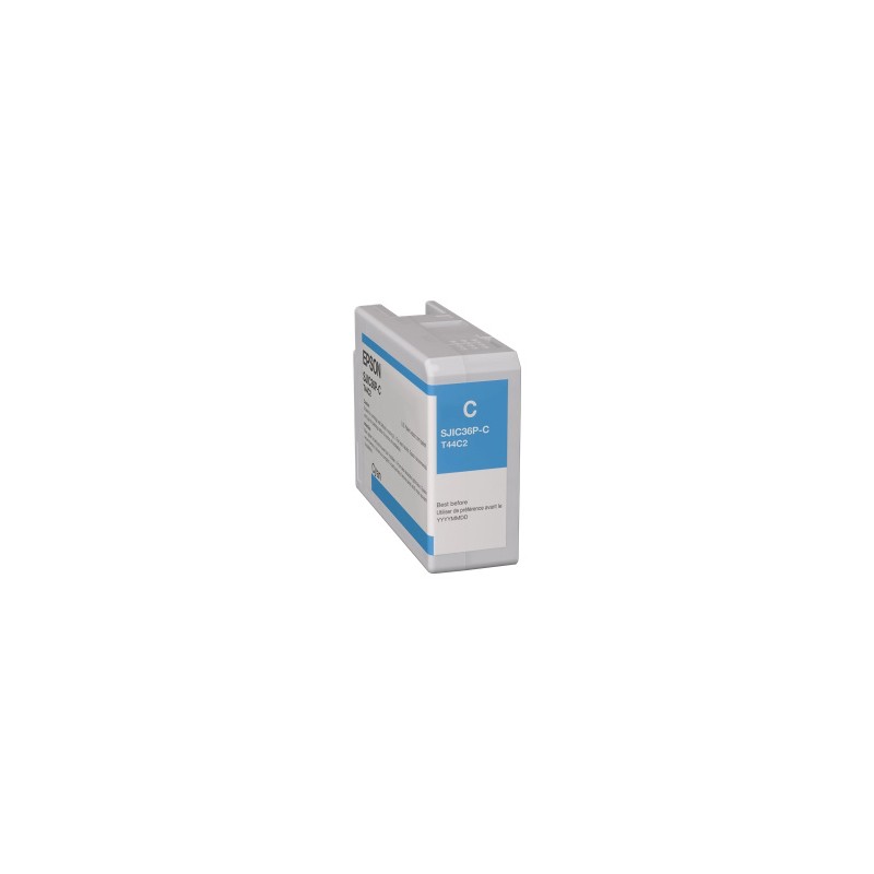 EPSON CARTUCCIA D\'INCHIOSTRO CIANO C13T44C240 SJIC36P-C 80ML ORIGINALE EPSON CARTUCCIA D\'INCHIOSTRO CIANO C13T44C240 SJIC36P-C 80ML ORIGINALE