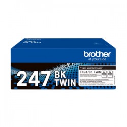 BROTHER MULTIPACK NERO TN-247BKTWIN 247 3000 COPIE ORIGINALE