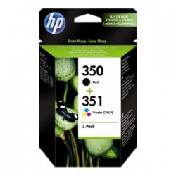 HP MULTIPACK NERO / DIFFERENTI COLORI SD412EE 350 + 351 ORIGINALE