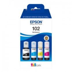 EPSON MULTIPACK NERO / CIANO / MAGENTA / GIALLO C13T03R640 102 70ML 102 ECOTANK 4-COLOUR M ORIGINALE