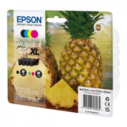 EPSON MULTIPACK NERO / CIANO / MAGENTA / GIALLO C13T10H64010 604 XL 1550 COPIE 4ML ORIGINALE