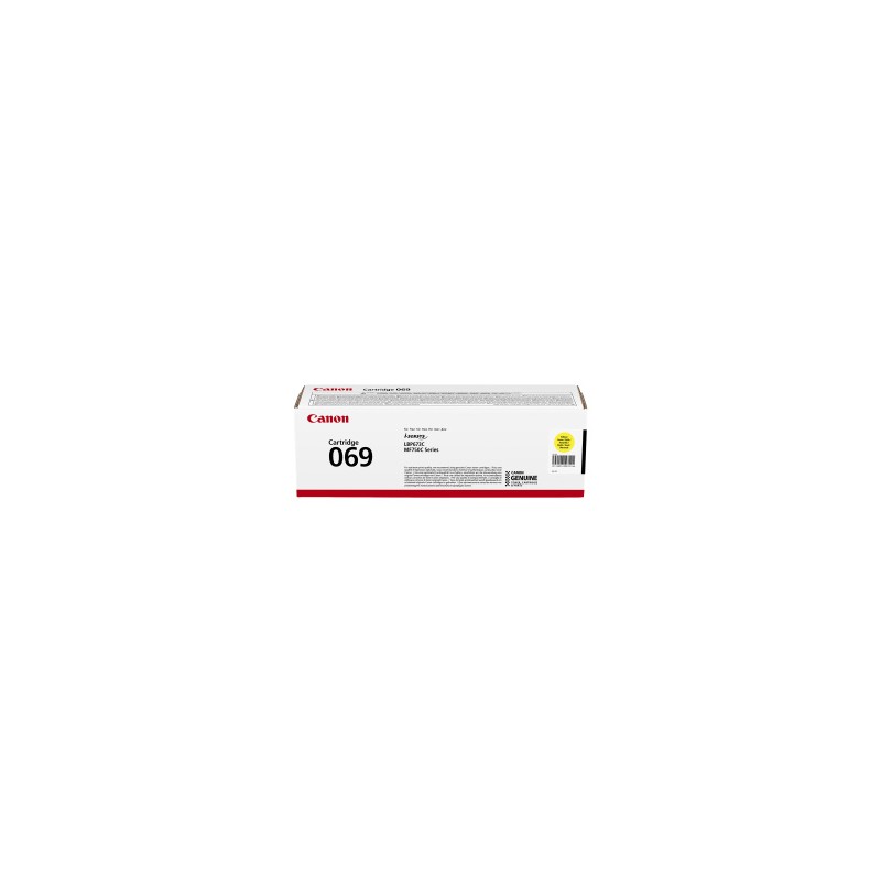 CANON TONER GIALLO 069 Y 5091C002 1900 COPIE ORIGINALE