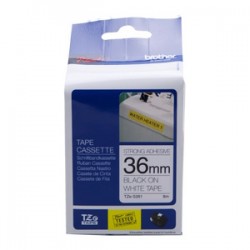 BROTHER NASTRO NERO SU BIANCO TZE-S261 TZ-S261 36 MM X 8 M, LAMINATO ORIGINALE