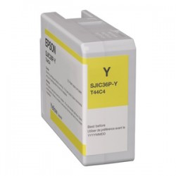 EPSON CARTUCCIA D\'INCHIOSTRO GIALLO C13T44C440 SJIC36P-Y 80ML ORIGINALE