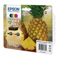 EPSON MULTIPACK NERO / CIANO / MAGENTA / GIALLO C13T10G64010 604 540 COPIE 2,4ML ORIGINALE
