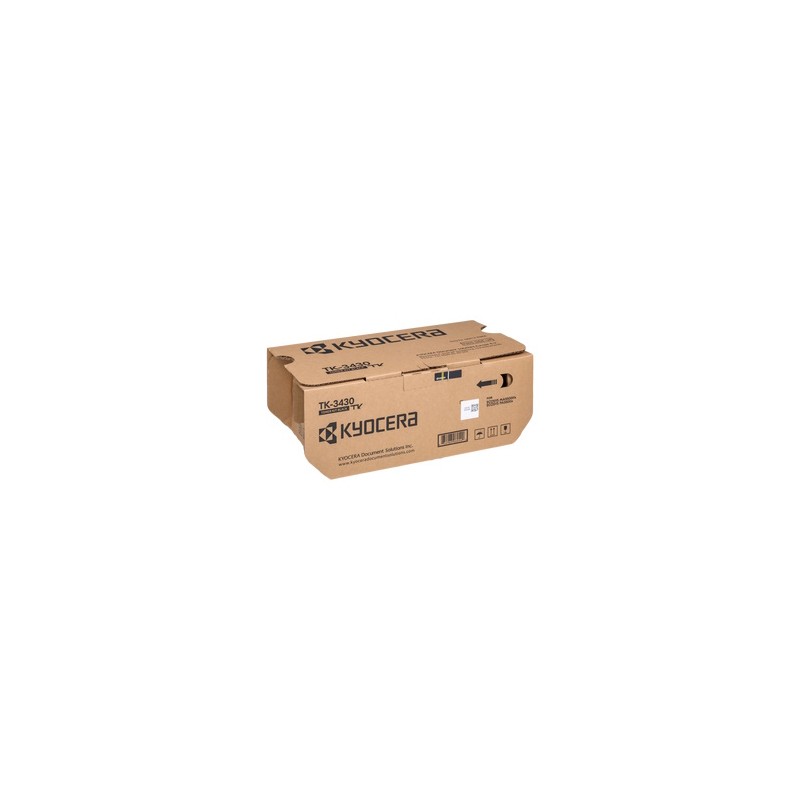 KYOCERA TONER NERO TK-3430 1T0C0W0NL0 25000 COPIE ORIGINALE KYOCERA TONER NERO TK-3430 1T0C0W0NL0 25000 COPIE ORIGINALE