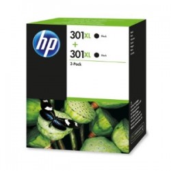 HP VALUE PACK NERO D8J45AE MCVP 301 XL ORIGINALE