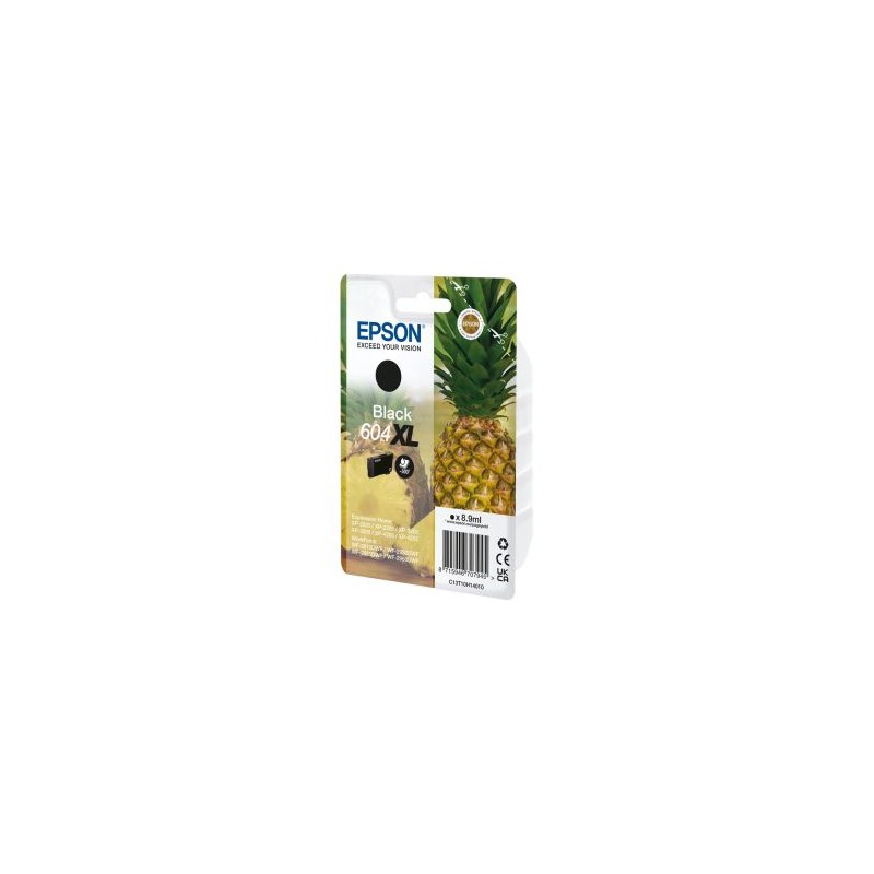 EPSON CARTUCCIA D\'INCHIOSTRO NERO C13T10H14010 604 XL 500 COPIE 8,9ML ORIGINALE EPSON CARTUCCIA D\'INCHIOSTRO NERO C13T10H14010 604 XL 500 COPIE 8,9ML ORIGINALE