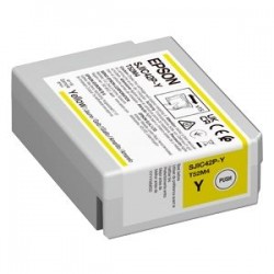 EPSON CARTUCCIA D\'INCHIOSTRO GIALLO C13T52M440 SJIC42P-Y 50ML ORIGINALE