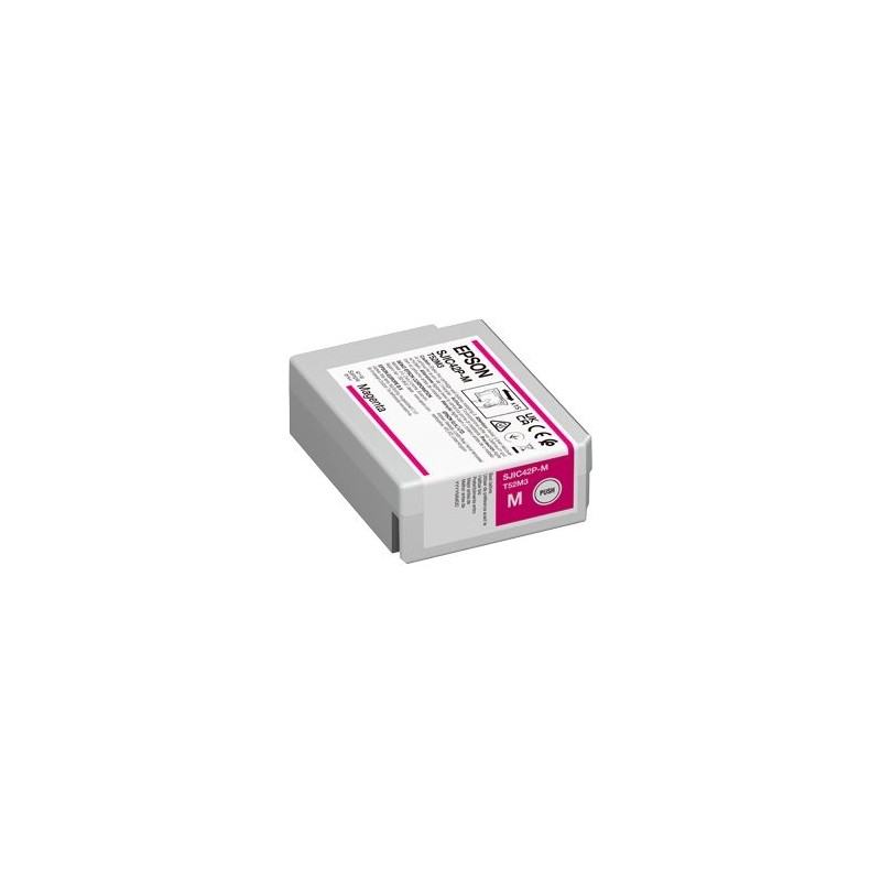 EPSON CARTUCCIA D\'INCHIOSTRO MAGENTA C13T52M340 SJIC42P-M 50ML ORIGINALE