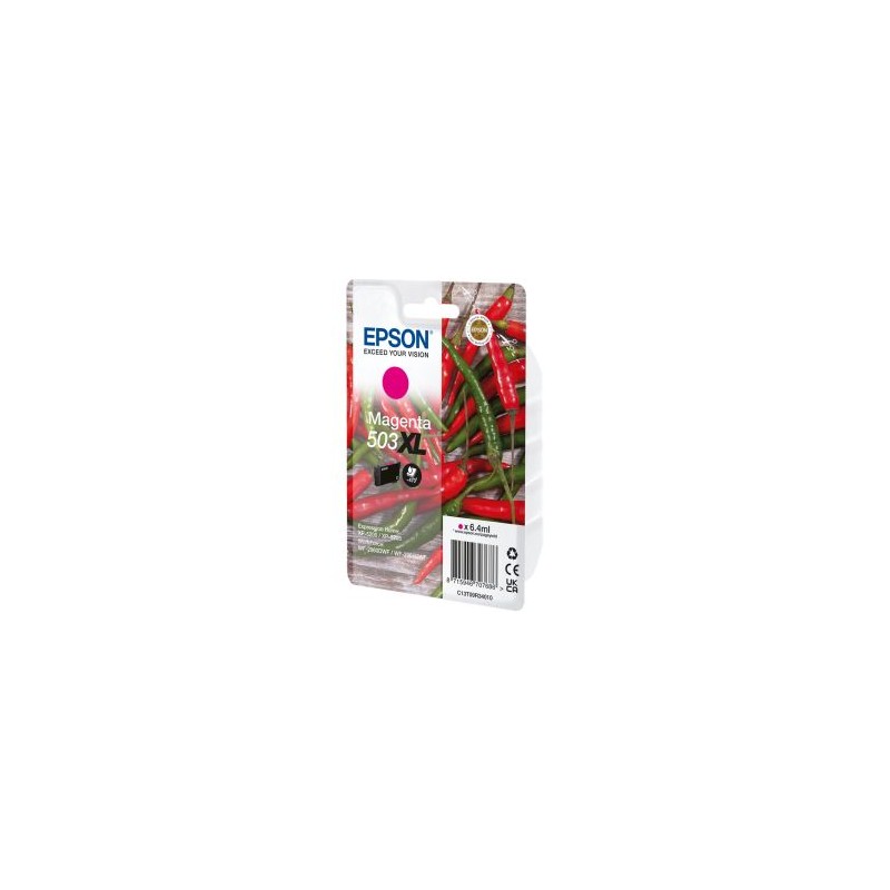 EPSON CARTUCCIA D\'INCHIOSTRO MAGENTA C13T09R34010 503 XL 470 COPIE 6,4ML ORIGINALE EPSON CARTUCCIA D\'INCHIOSTRO MAGENTA C13T09R34010 503 XL 470 COPIE 6,4ML ORIGINALE
