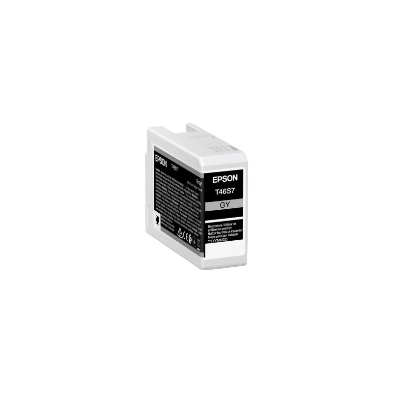EPSON CARTUCCIA D\'INCHIOSTRO GRIGIO C13T46S700 T46S7 25ML ORIGINALE EPSON CARTUCCIA D\'INCHIOSTRO GRIGIO C13T46S700 T46S7 25ML ORIGINALE