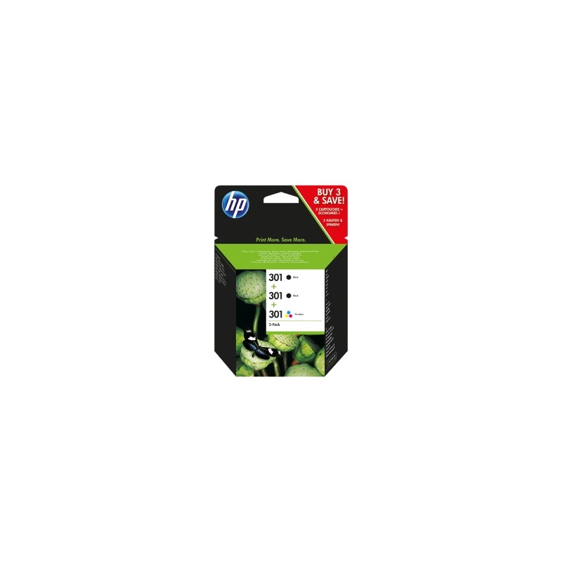 HP MULTIPACK NERO / DIFFERENTI COLORI E5Y87EE MCVP 301 ORIGINALE HP MULTIPACK NERO / DIFFERENTI COLORI E5Y87EE MCVP 301 ORIGINALE