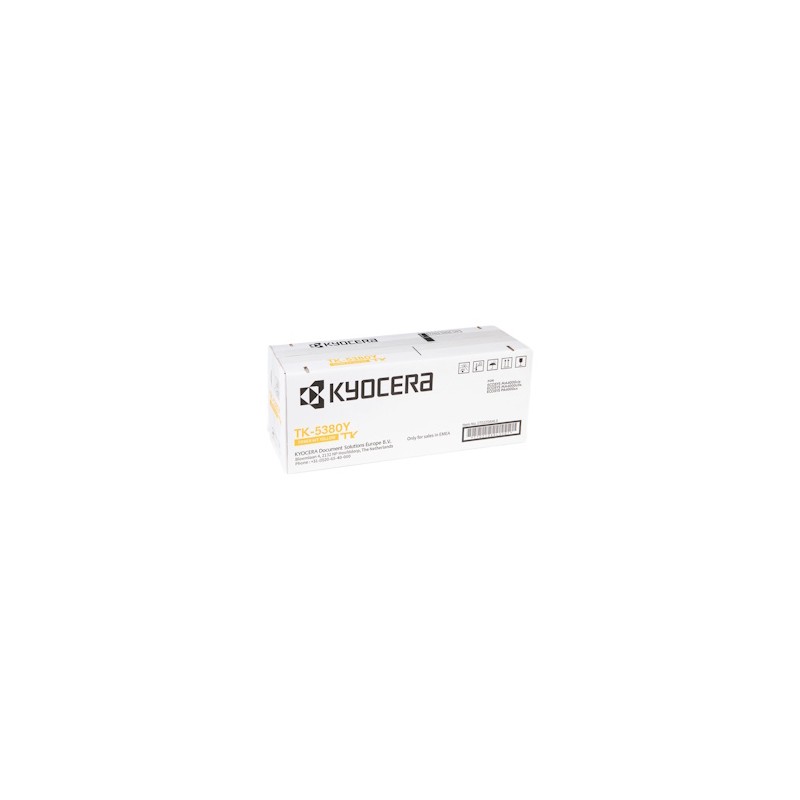 KYOCERA TONER GIALLO TK-5380Y 1T02Z0ANL0 10000 COPIE ORIGINALE KYOCERA TONER GIALLO TK-5380Y 1T02Z0ANL0 10000 COPIE ORIGINALE