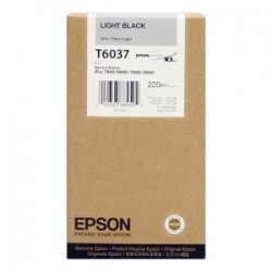 EPSON CARTUCCIA D\'INCHIOSTRO LIGHTBLACK C13T603700 T6037 220ML ORIGINALE