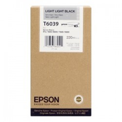 EPSON CARTUCCIA D\'INCHIOSTRO LIGHTLIGHTBLACK C13T603900 T6039 220ML ORIGINALE