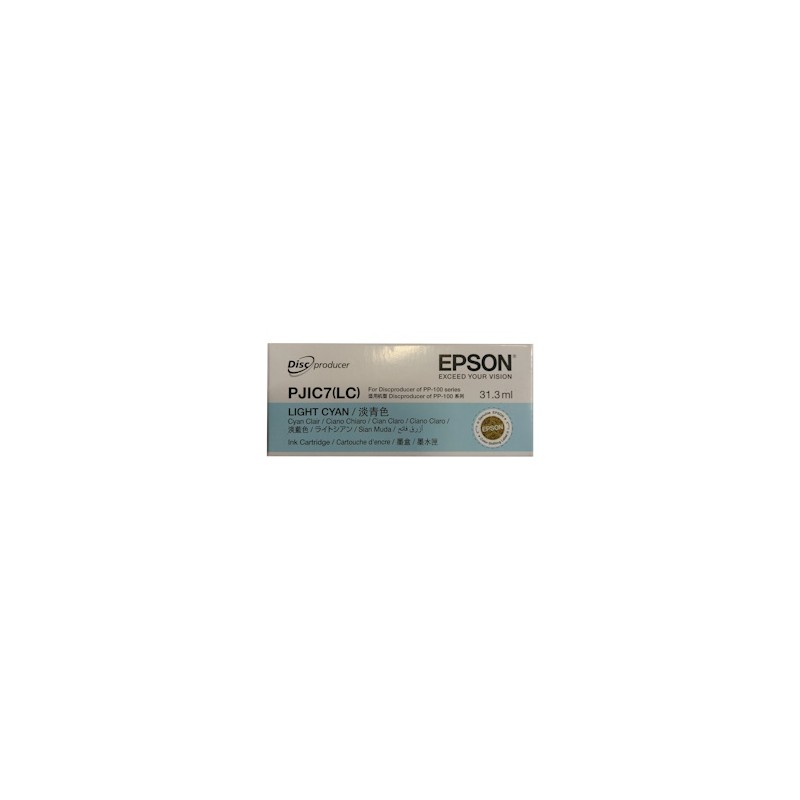 EPSON CARTUCCIA D\'INCHIOSTRO CIANO (CHIARO) C13S020689 PJIC7(LC) 31,3ML ORIGINALE EPSON CARTUCCIA D\'INCHIOSTRO CIANO (CHIARO) C13S020689 PJIC7(LC) 31,3ML ORIGINALE