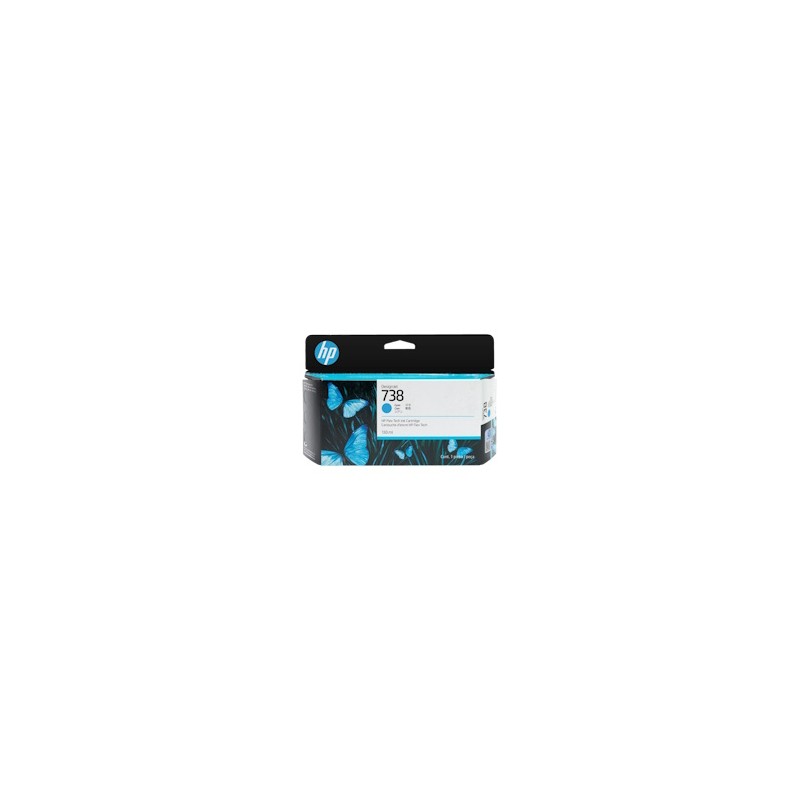 HP CARTUCCIA D\'INCHIOSTRO CIANO 498N5A 738 130ML ORIGINALE HP CARTUCCIA D\'INCHIOSTRO CIANO 498N5A 738 130ML ORIGINALE