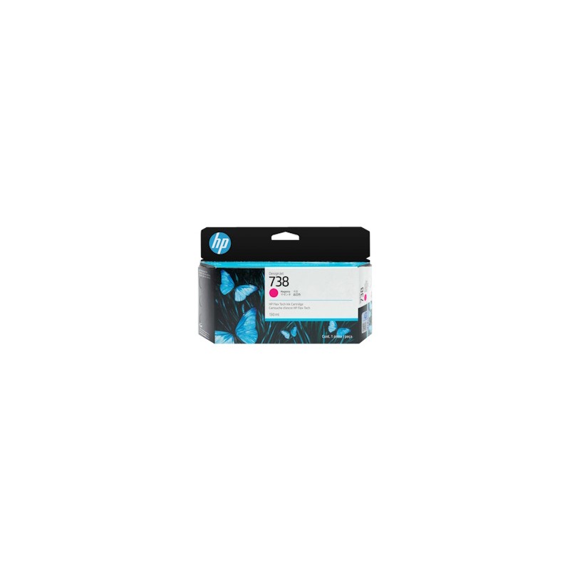 HP CARTUCCIA D\'INCHIOSTRO MAGENTA 498N6A 738 130ML ORIGINALE HP CARTUCCIA D\'INCHIOSTRO MAGENTA 498N6A 738 130ML ORIGINALE