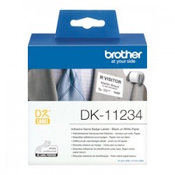 BROTHER ETICHETTE NERO SU BIANCO DK-11234 ORIGINALE
