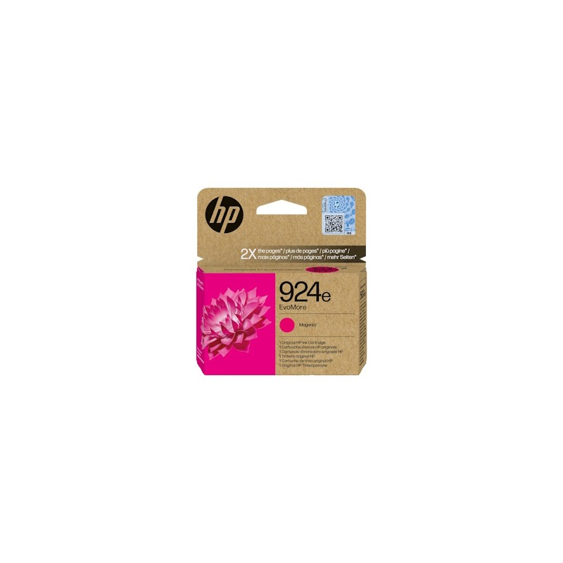 HP CARTUCCIA D\'INCHIOSTRO MAGENTA 4K0U8NE 924E 800 COPIE ORIGINALE HP CARTUCCIA D\'INCHIOSTRO MAGENTA 4K0U8NE 924E 800 COPIE ORIGINALE