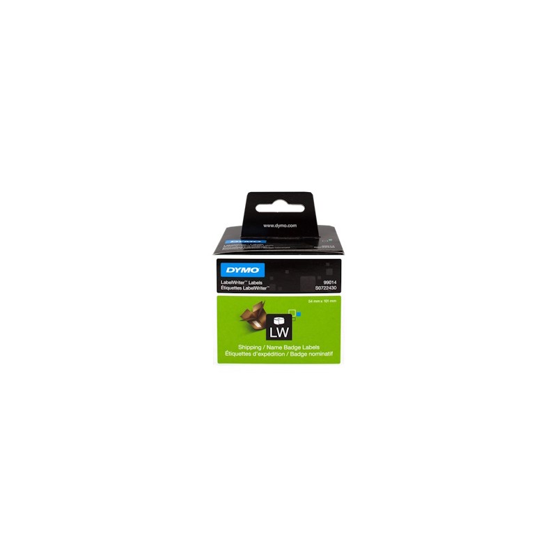 Dymo Etichette Bianco S0722430 99014 Etichette In Carta Per Spedizioni, 101X54Mm, Bianco, Originale Dymo Etichette Bianco S0722430 99014 Etichette In Carta Per Spedizioni, 101X54Mm, Bianco, Originale
