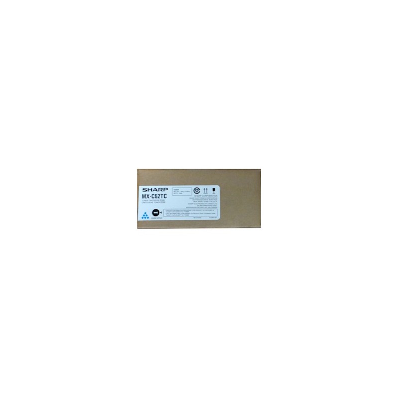 Sharp Toner Ciano Mx-C52Tc 14200 Copie Originale