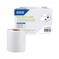 Epson Etichette C33S045537 S045537 Etichette Lucide, Rotolo, 76Mm X 33M Originale