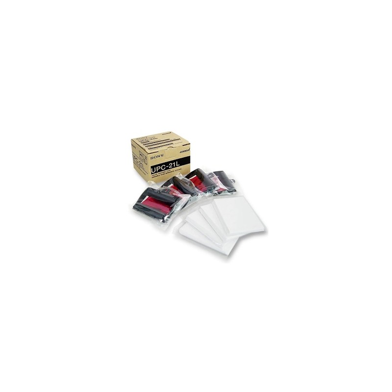 Sony Value Pack Differenti Colori Upc-21L + A6 Farb-Fotodruckpaket 200 Blatt A6 Pacchetto Originale Sony Value Pack Differenti Colori Upc-21L + A6 Farb-Fotodruckpaket 200 Blatt A6 Pacchetto Originale