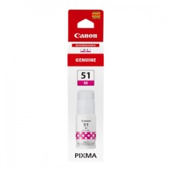 Canon Cartuccia D\'Inchiostro Magenta Gi-51M 4547C001 7000 Copie 70Ml Originale