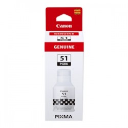 Canon Cartuccia D\'Inchiostro Nero (Foto) Gi-51Pgbk 4529C001 6000 Copie 135Ml Originale