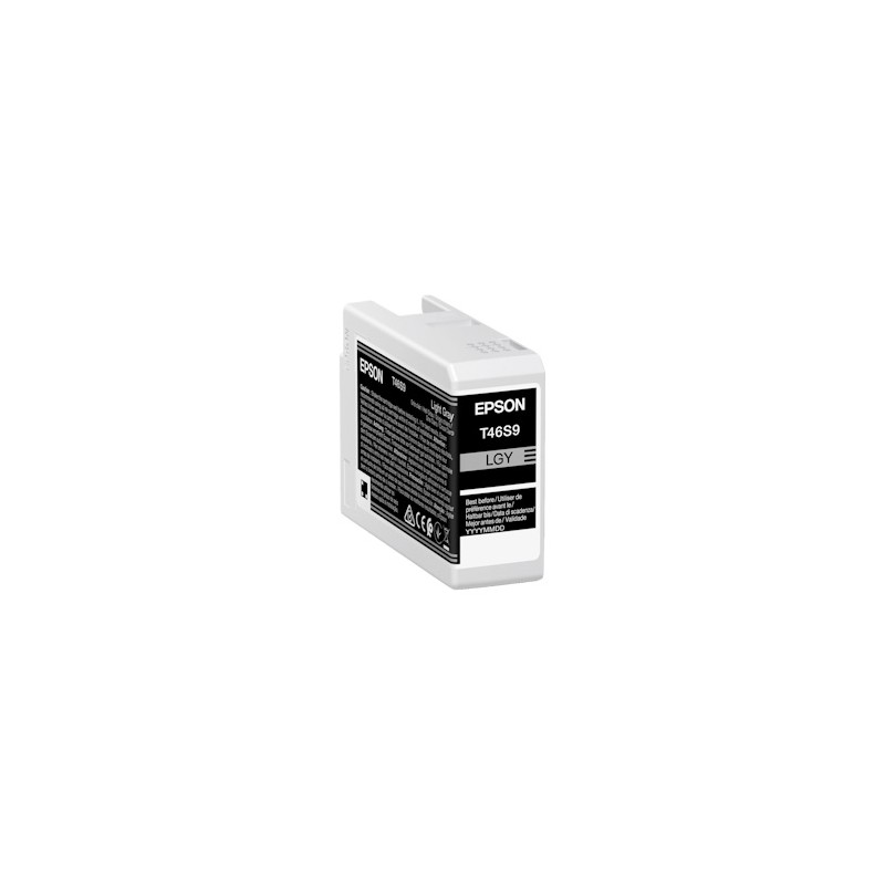 Epson Cartuccia D\'Inchiostro Grigio (Chiaro) C13T46S900 T46S9 25Ml Originale Epson Cartuccia D\'Inchiostro Grigio (Chiaro) C13T46S900 T46S9 25Ml Originale