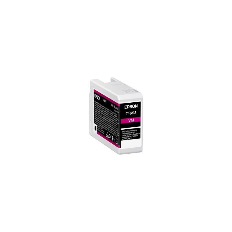 Epson Cartuccia D\'Inchiostro Magenta C13T46S30N T46S3 25Ml Originale Epson Cartuccia D\'Inchiostro Magenta C13T46S30N T46S3 25Ml Originale