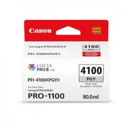 Canon Cartuccia D\'Inchiostro Grigio Pfi-4100Pgy 6784C001 80Ml Originale