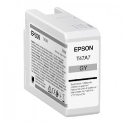 Epson Cartuccia D\'Inchiostro Grigio C13T47A700 T47A7 50Ml Originale